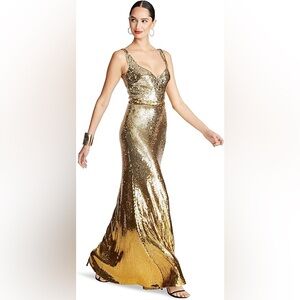 Halston | Zahra Gown In Degrade Sequin | 4